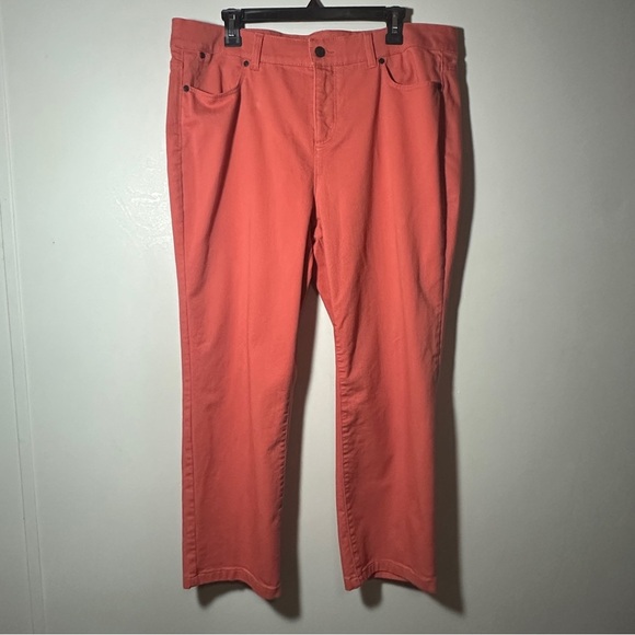 Talbots Simply Flattering 5 Pocket Straight Leg Jeans Cotton Blend Size 16 - Picture 1 of 10